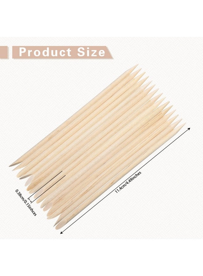 Demissle Eye Brow Wooden Wax Sticks Mini Waxing Applicator Sticks Lip Nose Eyebrow Waxing Sticks Wood Craft Small Wax Applicator Facial Hair Wax Spatula for Home Spa Hair Removal Smooth Skin Use (400 Pieces) - Image 2