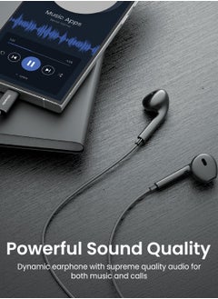 Moxedo Moxedo Mono Stereo Earphone USB Type-C Connector Earphone with In-Line Remote, Built-in Microphone for iPhone 15, Samsung Galaxy S24 Ultra/S21 Ultra/S20 FE Note 20/10, iPad Pro 2018/Mac Book (Black)  - Image 4