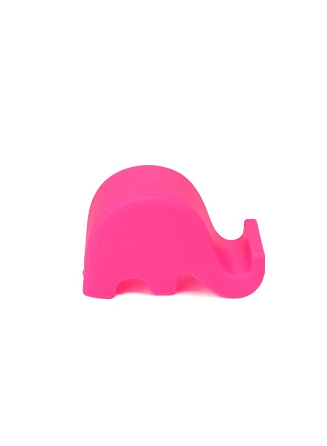 PROMASS Phone Holder, Cute Elephant Cell Phone Stand for Phone, Tablet, Knife, Fork, Chopsticks, Spoon, Pen, Card, etc. (Rose Red) - Image 5