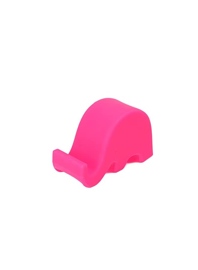 PROMASS Phone Holder, Cute Elephant Cell Phone Stand for Phone, Tablet, Knife, Fork, Chopsticks, Spoon, Pen, Card, etc. (Rose Red) - Image 3