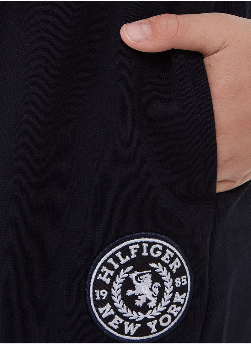 TOMMY HILFIGER Youth Crest Logo Sweatpants  - Image 3