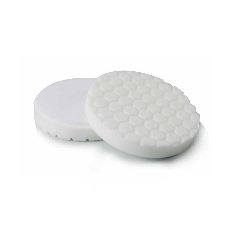Chemical Guys BUFX_104HEX4 BUFX_104_HEX4 Hex-Logic Light-Medium Polishing Pad, White (4.5 Inch Pad Made for 4 Inch Backing Plates), 1 Pad Included - Image 2