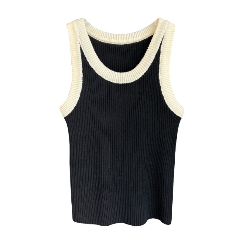 Knitted Striped Camisole Top for Women - Image 5