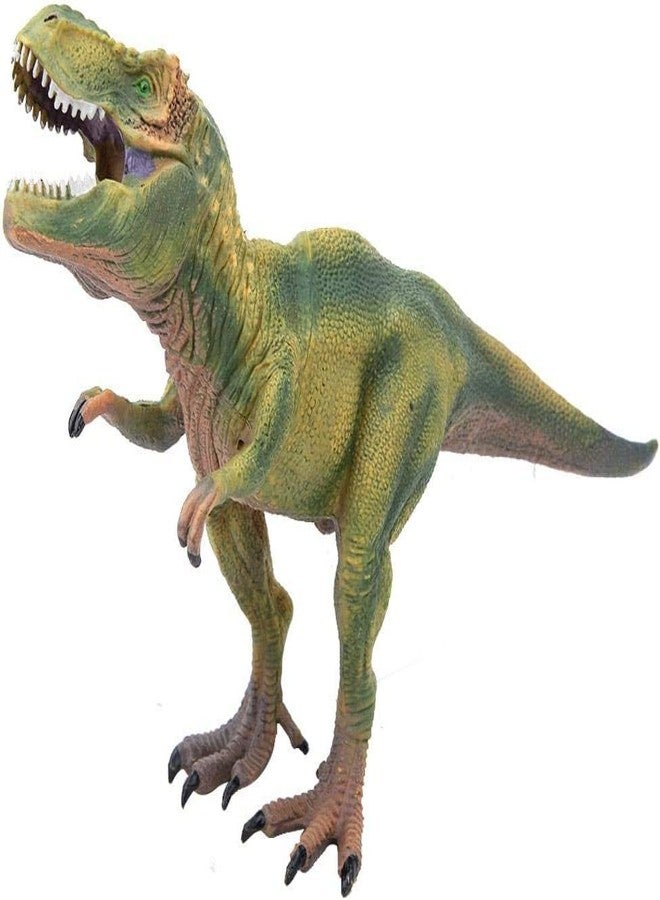 BAREPEPE Dinosaur Toys for Kids Big Size,Dinosaur Action Figures Realistic Dinosaur Toys Gifts for Kids Boys Girls T-Rex Edition(27cm X 15cm, Green Tyrannosaurus Rex) - Image 1