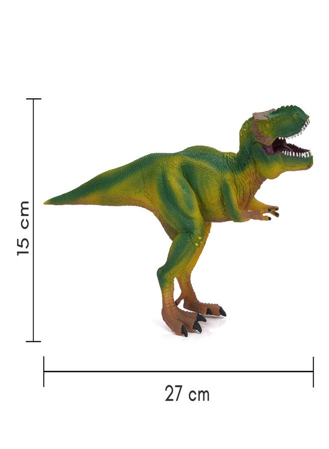 BAREPEPE Dinosaur Toys for Kids Big Size,Dinosaur Action Figures Realistic Dinosaur Toys Gifts for Kids Boys Girls T-Rex Edition(27cm X 15cm, Green Tyrannosaurus Rex) - Image 5