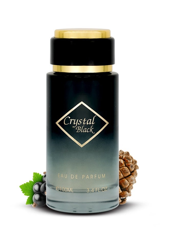 محبوب للعطور عطر كريستال بلاك 100 مل من محبوب للعطور - Image 1