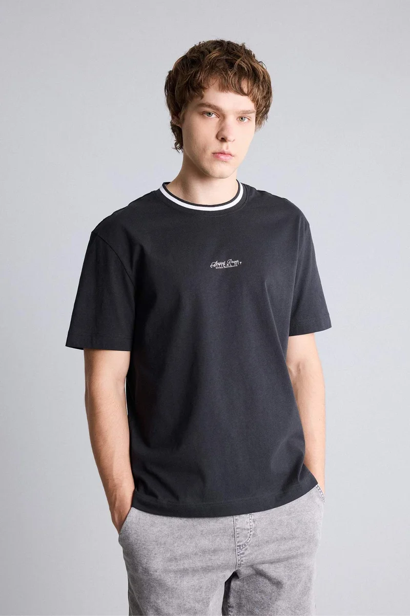 ديفاكتو 100% Cotton Printed T-Shirt