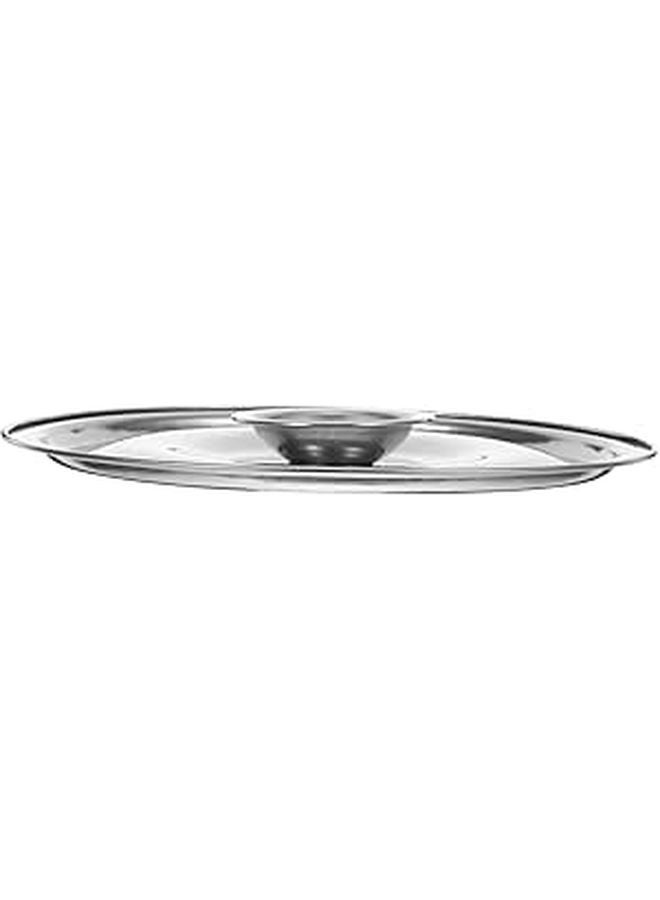 Stainless Steel 12cm Universal Pot Lid Replacement Cover for Kitchen Cooking - Image 1