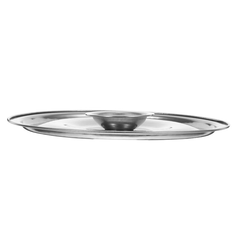 Stainless Steel 12cm Universal Pot Lid Replacement Cover for Kitchen Cooking - Image 2