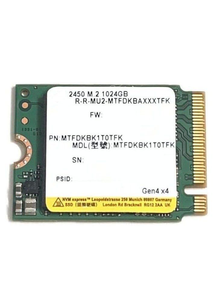 1TB M.2 2230 NVMe PCIe 4.0 SSD – High-Speed Solid State Drive for Laptops, Desktops, and Gaming Consoles  - Image 2