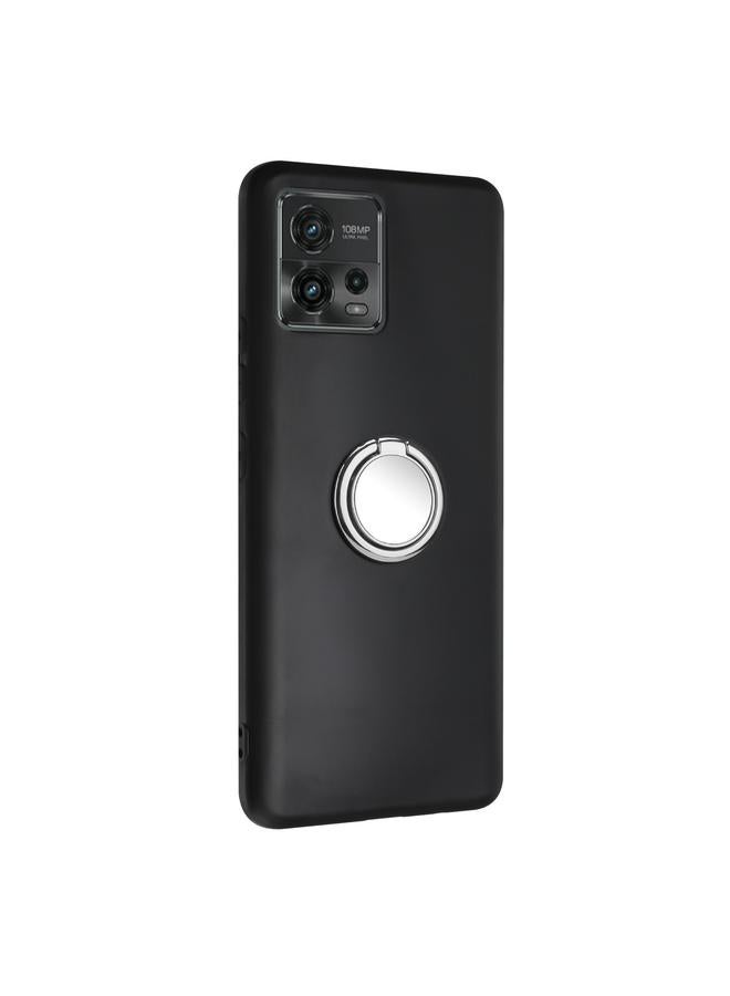 S-TOP Case For Motorola Moto G72 Matte Ring Holder TPU Phone Case - Image 2