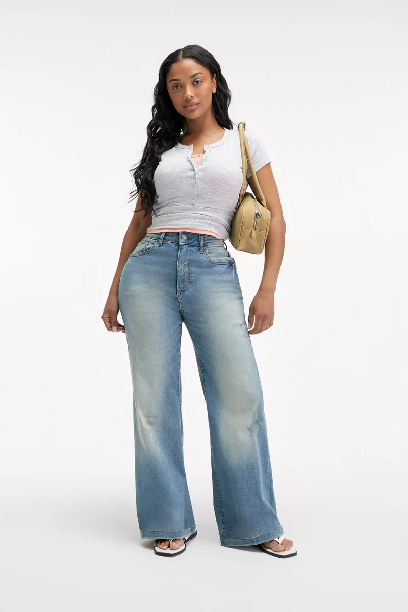 Cotton On CURVY STRETCH WIDE JEAN