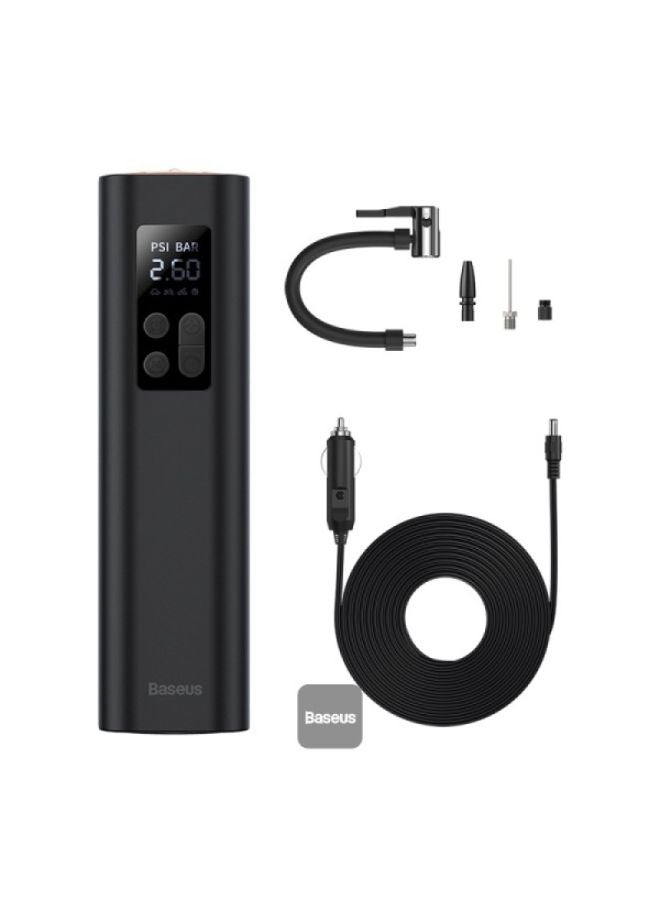 Baseus Baseus Super Mini Inflator Pump Air Compressor Portable Hand-Held Auto Tire Pump - Black - CRCQ000001 - Image 1