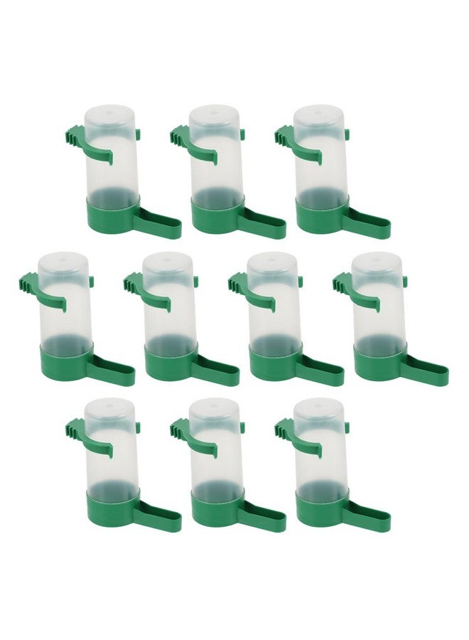 نوبيستي NUOBESTY 10 قطع موزع مياه أوتوماتيكي للطيور ومغذي للطيور وشارب للحمام والسمان وطيور الحب والببغاء وزجاجة شرب - Image 1