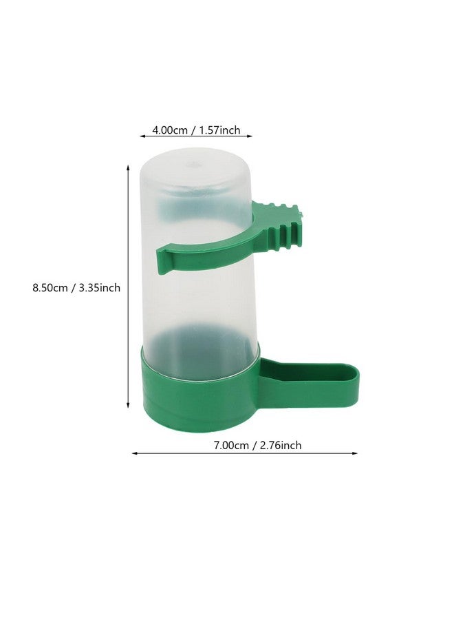 نوبيستي NUOBESTY 10 قطع موزع مياه أوتوماتيكي للطيور ومغذي للطيور وشارب للحمام والسمان وطيور الحب والببغاء وزجاجة شرب - Image 2