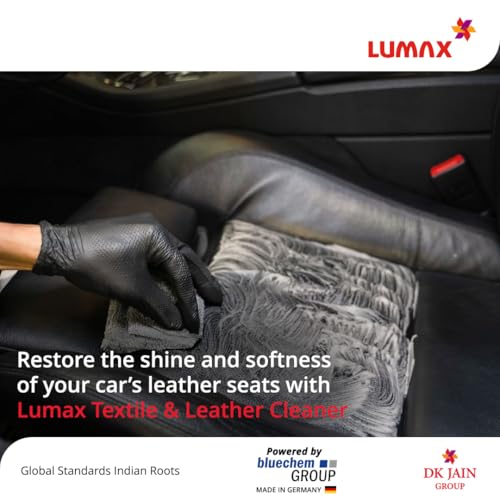 Lumax Textile & Leather Cleaner | 500ML | Renoves Tough Stains & Dirt | Ecofriendly Car Seat Cleaner | Cleans, Shines & Restores Softness of Leather - Image 3