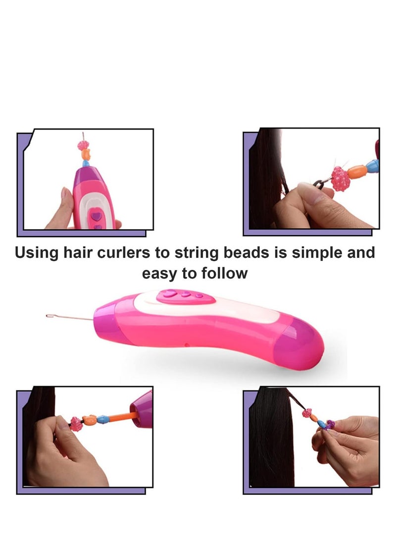 SOLARAE Hair Braiding Machine Electric Braider Handheld Colorful Twist Braid Knitted DIY Styling Tool, Hairstyle Tools Toy Set for Girl's Headdress - Image 3
