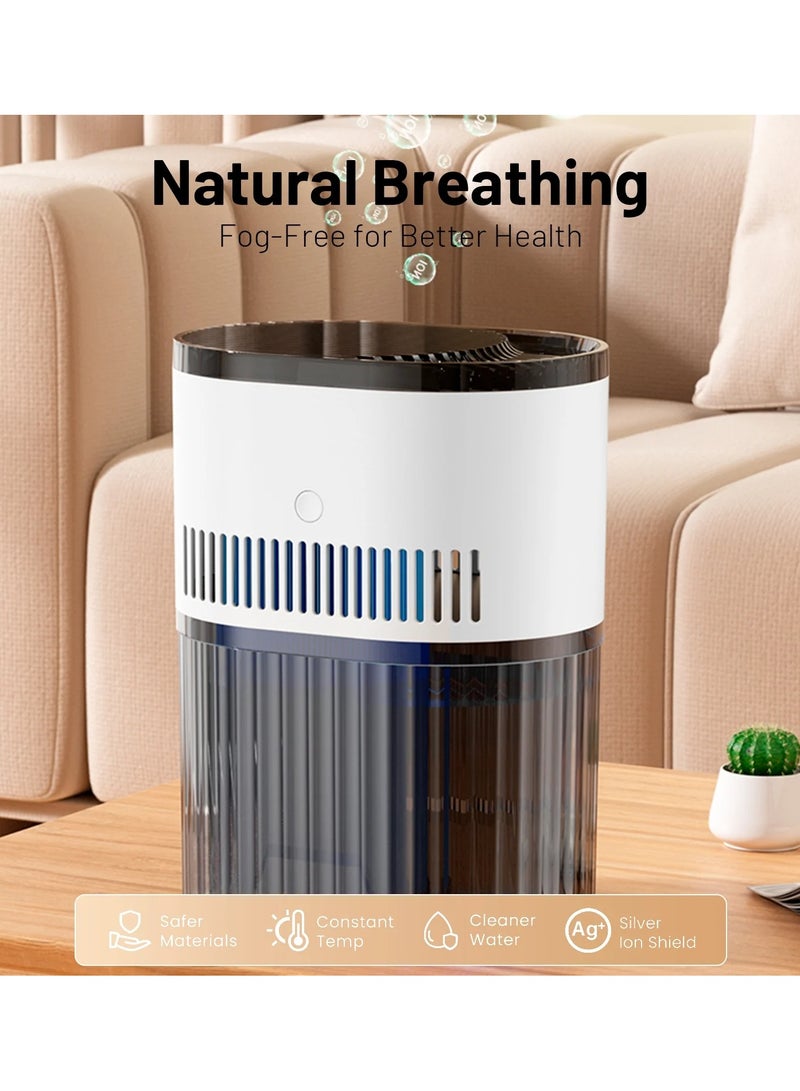 RUKYU 3L Water Tank Air Humidifier with Blue Light Negative Ion Technology for Home Use 3 Speed Setting Air Purifiers Household Appliances - Image 5