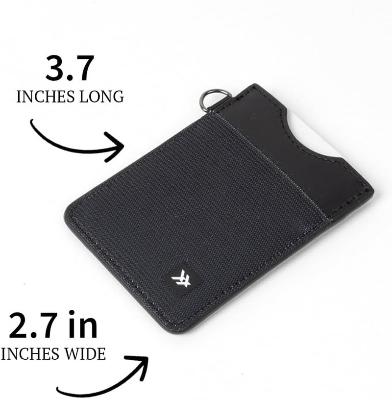 Thread Wallets Ultra Slim Card Holder Wallet - Slim Wallet for Women & Men - Minimalist Wallets for Women - Small Wallet for Women & Men - Modern Credit Card Organizer Mini Wallet (Fine Line) - Image 4