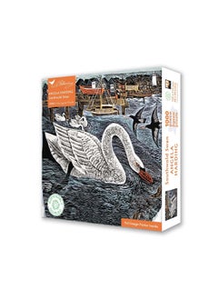 Adult Sustainable Jigsaw Puzzle Angela Harding: Southwold Swan: 1000-Pieces. Ethical, Sustainable, Earth-Friendly  - Image 2