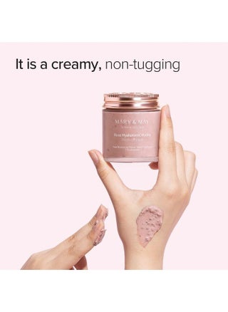 Vegan Rose Hyaluronic Hydra Wash Off Mask 125g, Clean Pores, Sebum Control, Longer hydration, Hyaluronic, Rose Petals, Clay Mask, Korean Facial Mask, marynmay - pzsku/Z11639F6524B9246E201DZ/45/_/1686553279/fde4155f-5135-4487-aeec-7e96613563ce