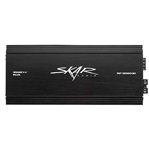 Skar Audio RP-3500.1D Monoblock Class D MOSFET Amplifier with Remote Subwoofer Level Control, 3500W - Image 1