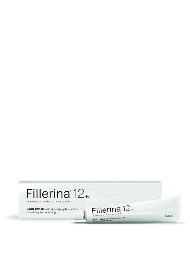 Fillerina 12 Densifying-Filler Night Cream - Grade 5 50ml - Image 1