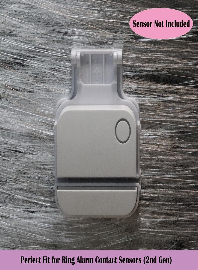 onten Garage Door Bracket Compatible with R-ing Alarm Contact Sensors (2nd Gen) - Perfect Fit, Reliable Hold, Quick Setup (2 Pack) - Image 2