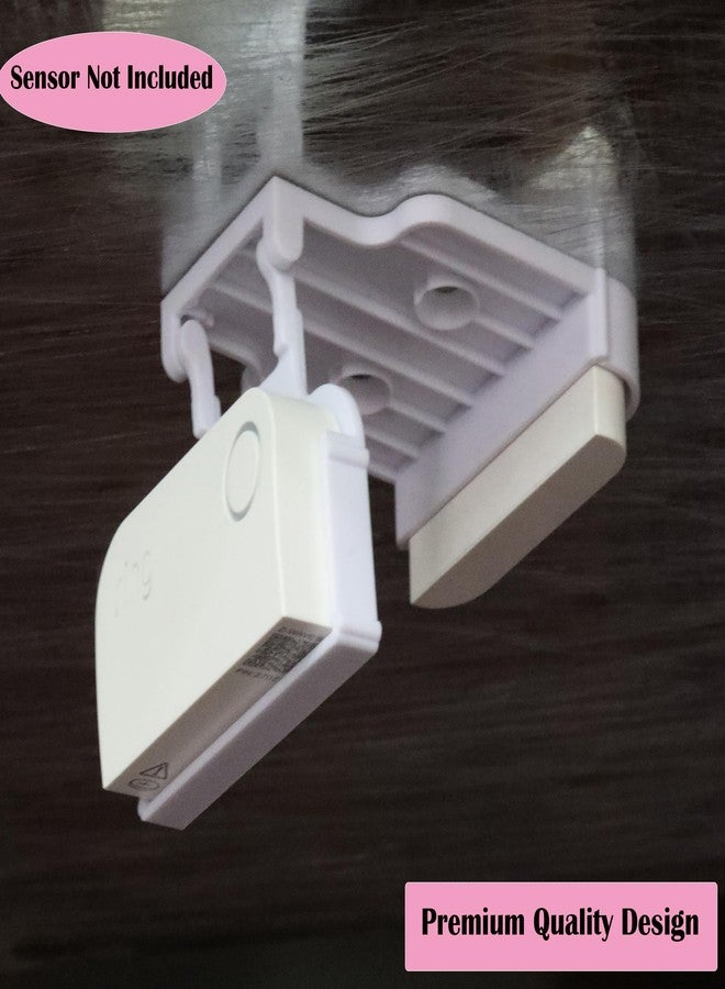 onten Garage Door Bracket Compatible with R-ing Alarm Contact Sensors (2nd Gen) - Perfect Fit, Reliable Hold, Quick Setup (2 Pack) - Image 3