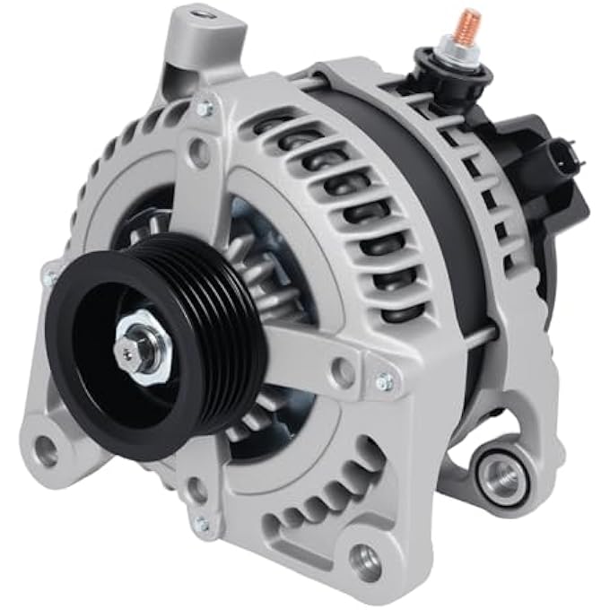 YOMALL Alternator 11295 for 2008-2010 Town & Country 3.3L 3.8L for 08-10 Grand Caravan 3.3L 3.8L for 2007-2008 Wrangler 3.8L for 2009-2010 Routan 3.8L 160A 6PK 11295N 04801304AA 7B0903015 - Image 1