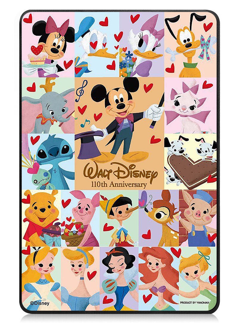 Theodor Protective Flip Case For Realme Pad 2 With Trifold Stand Auto Wake Sleep Shockproof Cover Disney 110 anniversary - Image 1
