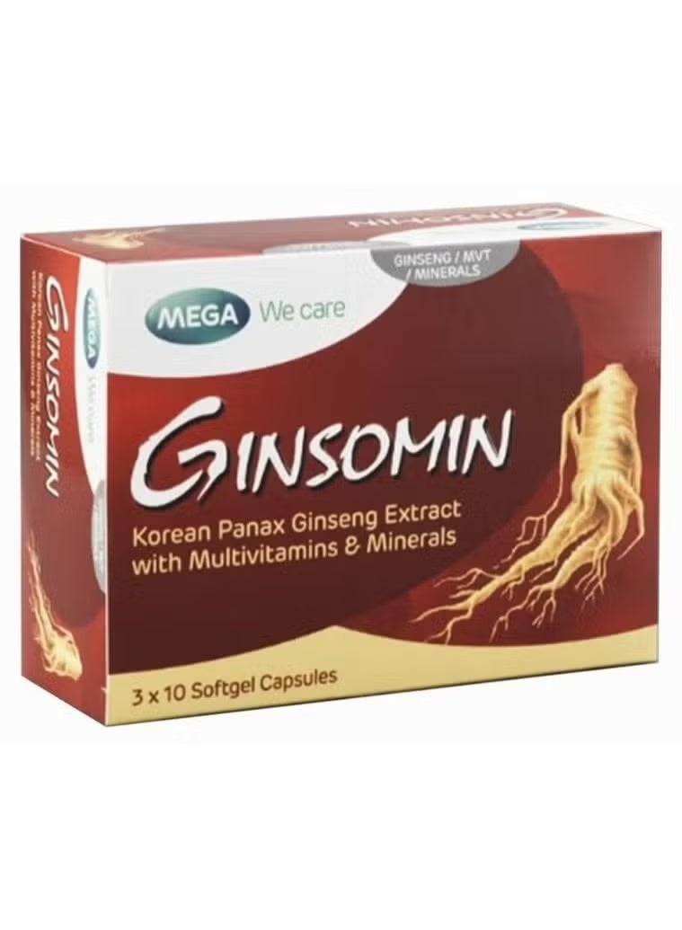 GINSOMIN CAP 30'S