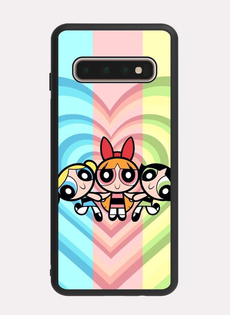 PXLAAT Samsung Galaxy S10 Plus case cover The Powerpuff Girls - Image 1