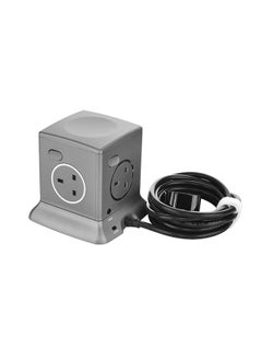 AL FANAR Power Extension Tower 13A 3 Sockets 3M Grey  - Image 3