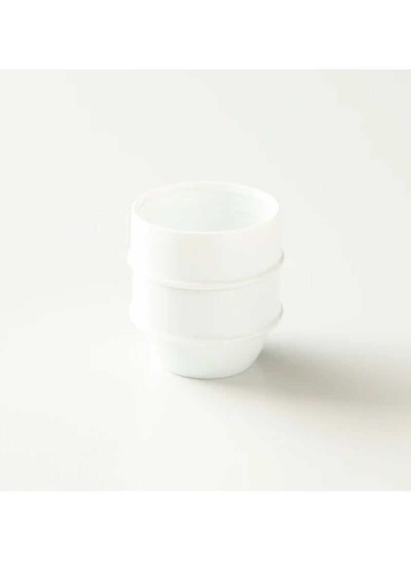 Origami Ceramic Cupping Bowls - Coffee Brewing Accessories - Stackable, Portable- Color White - Set of Six . - Image 2