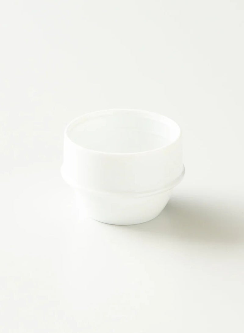 Origami Ceramic Cupping Bowls - Coffee Brewing Accessories - Stackable, Portable- Color White - Set of Six . - Image 1