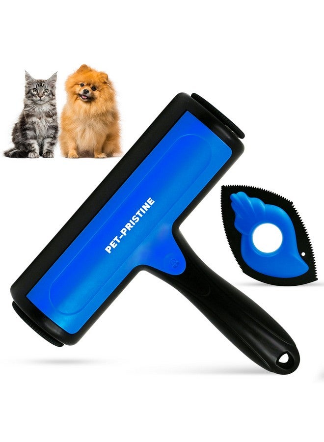 Generic Pet-Pristine Pet Hair Remover Roller and Mini Detailer Combo Pack - Effortless Cats and Dogs Reusable Hair Removal for Couches, Beds, Carpets, Furniture  - Image 1
