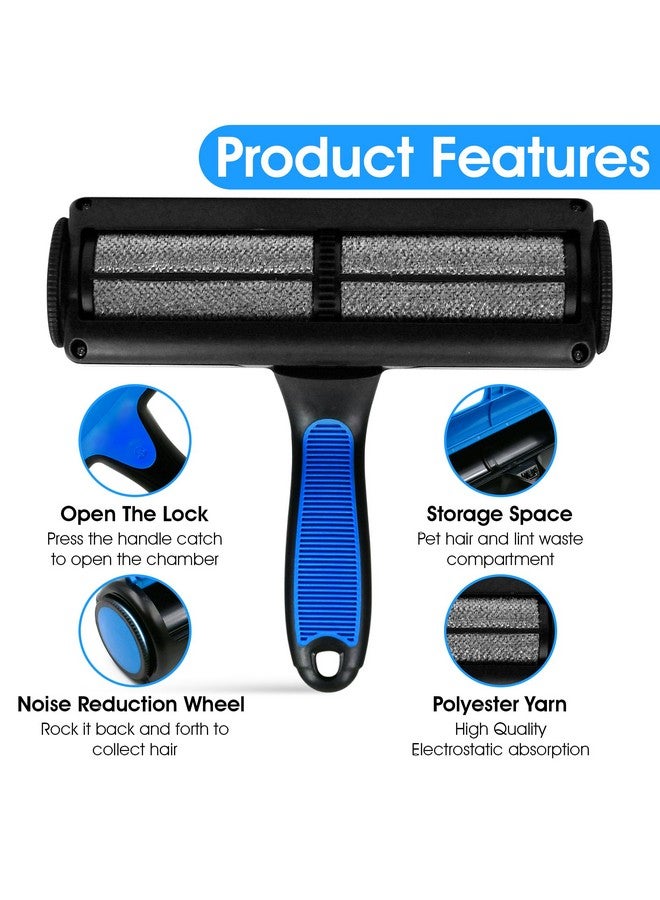 Generic Pet-Pristine Pet Hair Remover Roller and Mini Detailer Combo Pack - Effortless Cats and Dogs Reusable Hair Removal for Couches, Beds, Carpets, Furniture  - Image 3