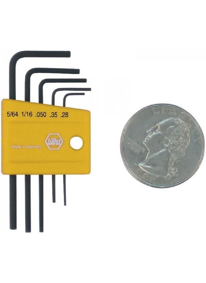 Wiha Wiha 35393 5 Piece Mini LKey Short Hex SAE Set  - Image 3
