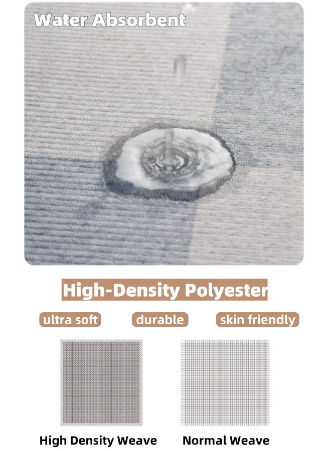 Optico 120 ×160cm  Kids Play Rug Alphabet Nursery Area Rug Extra Large Soft Crawling Play Mat for Children Toddlers Bedroom Kids Area Rug for Playroom, TPR Non Slip Kids Classroom Carpet Rug for Learning ABC, Washable Play Mat Rug for Children Nursery Toddler Room Decor - Image 2