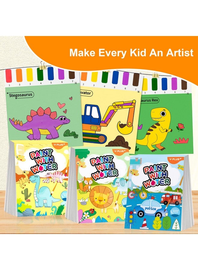 YPLUS Paint with Water Books for Toddlers, Art Craft Toys Watercolor Painting Paper for Kids Gift for Drawing with Brush - Farm - Image 5