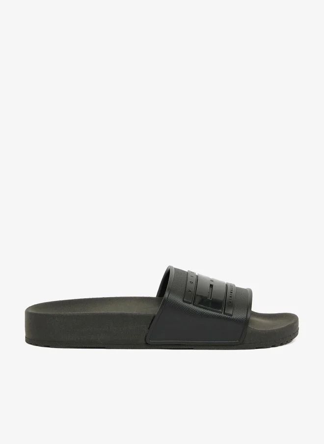 Voices Slide London Women'S Anti Slip Sole Single Strap Sandals - Black