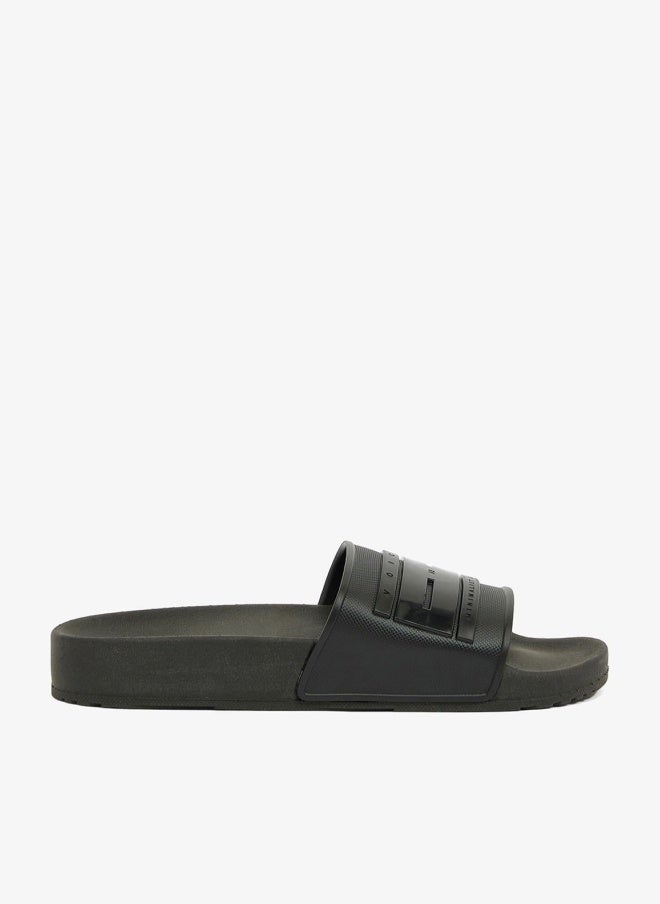 Voices Slide London Women'S Anti Slip Sole Single Strap Sandals - Black - Image 1