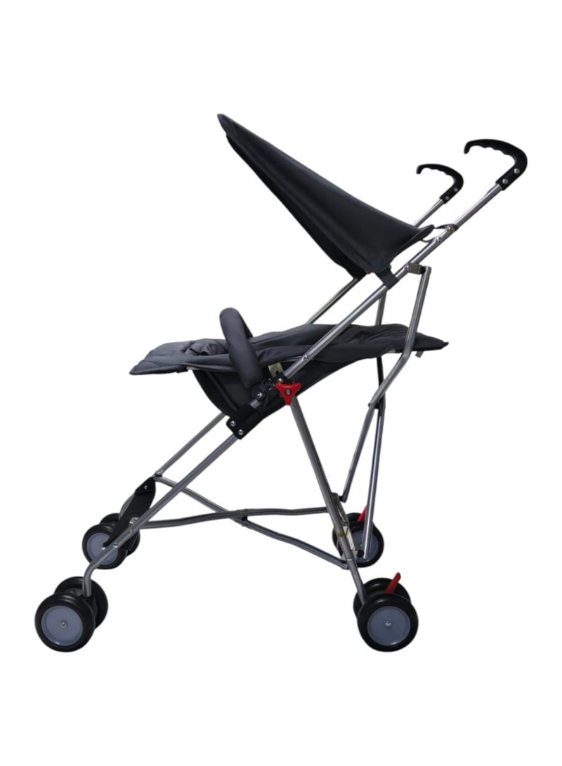 بيبي كارا عربة أطفال نحيفة بمظلة، 4 عجلات، وضعان، تتحمل حتى 15 كجم - Image 2
