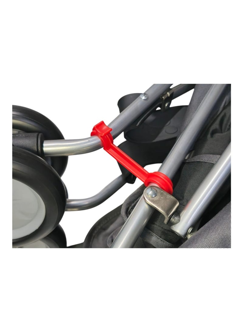 بيبي كارا عربة أطفال نحيفة بمظلة، 4 عجلات، وضعان، تتحمل حتى 15 كجم - Image 4