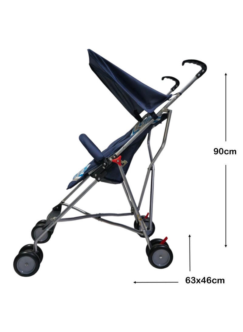 بيبي كارا عربة أطفال نحيفة بمظلة، 4 عجلات، وضعان، تتحمل حتى 15 كجم - Image 5