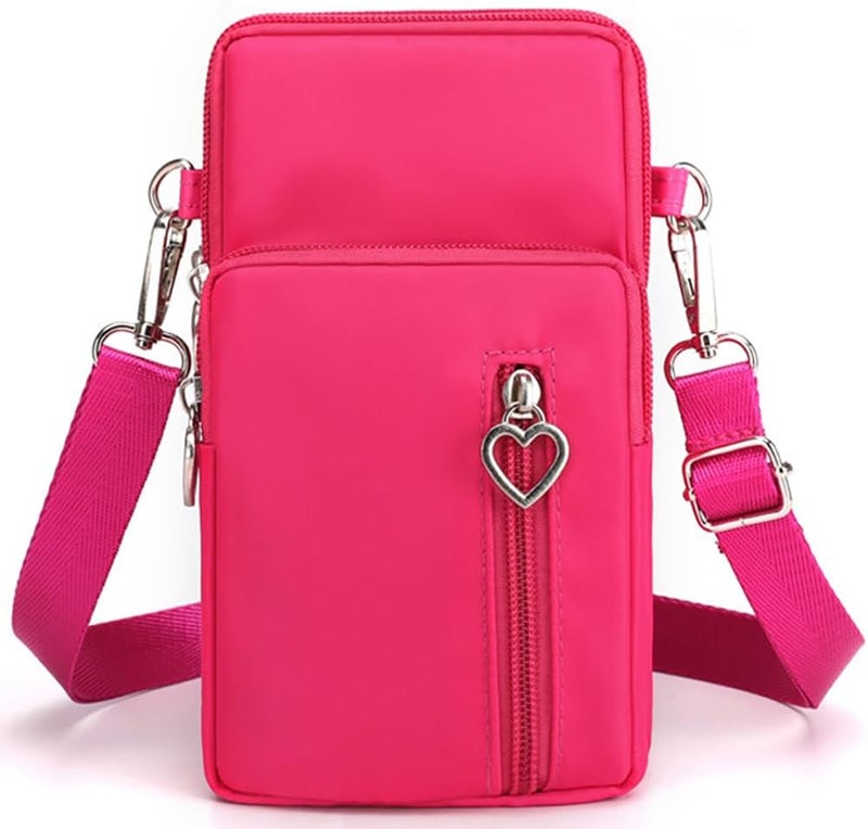 JANKS Small Crossbody Bag for Women - Mini Phone Purses with Crossbody Strap and Wallet - Nylon Arm Bag - Image 1