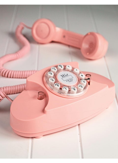 Crosley CR59-PI Princess Phone with Push Button Technology, Pink
