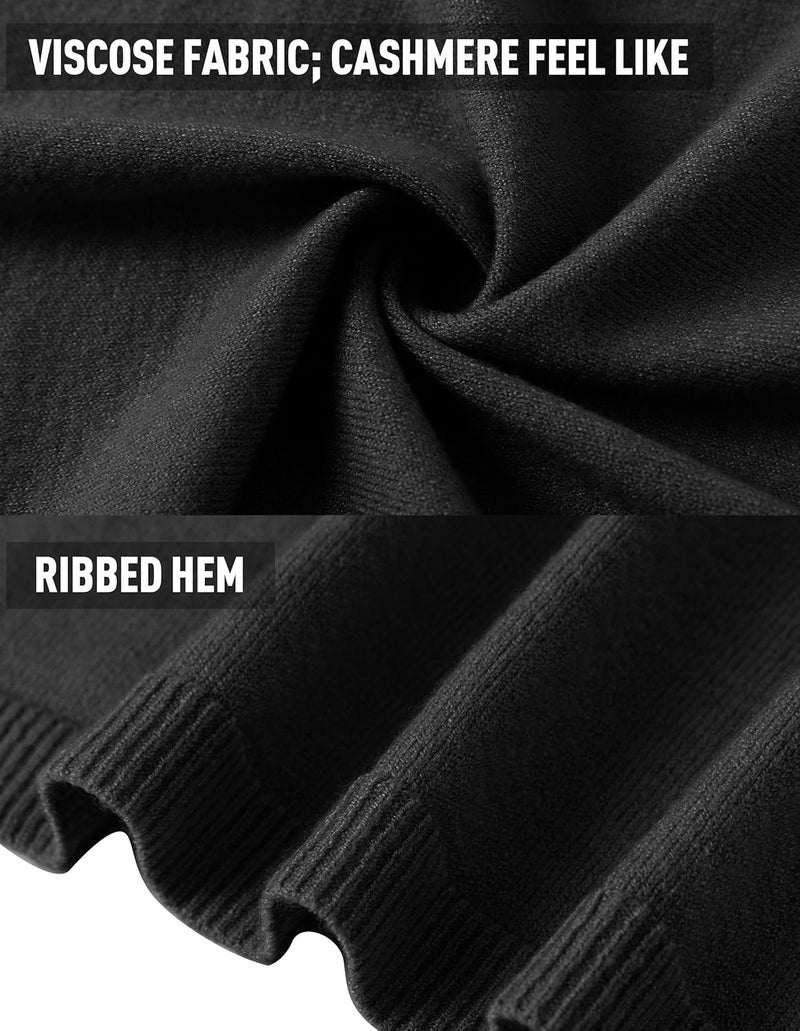 Puli Women's Versatile Knitted Shawls Scarf Poncho Sweater with Buttons Lightweight Spring Summer Fall Wraps - Image 4