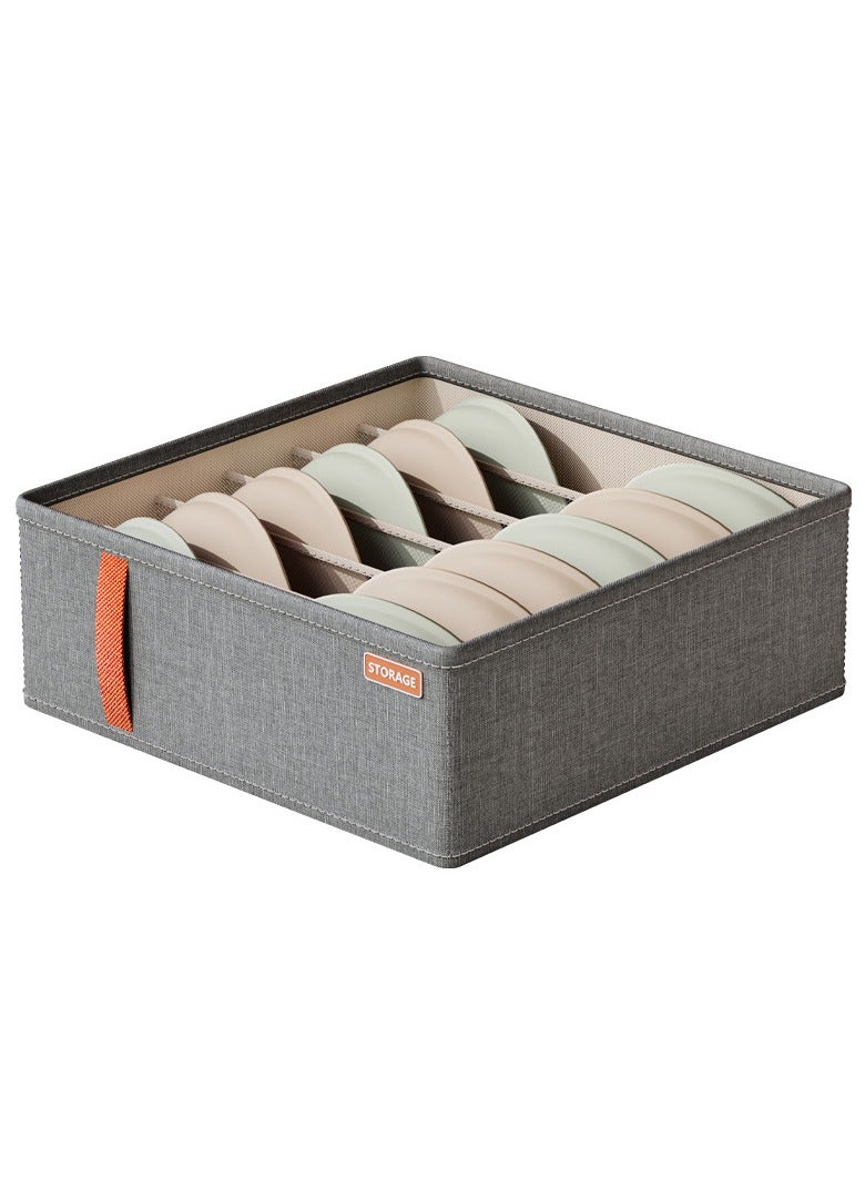 CityRiya-Long Wardrobe Clothes Organizer Storage Box Dividers Foldable Underwear Storage Bin Divider for Socks Bra Underwear Organizer Divider Cabinet Closet Cloth Drawer Storage Organizers Boxes  - Image 1